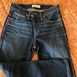 Madewell Petite Slim Straight Jeans in Hammond Wash